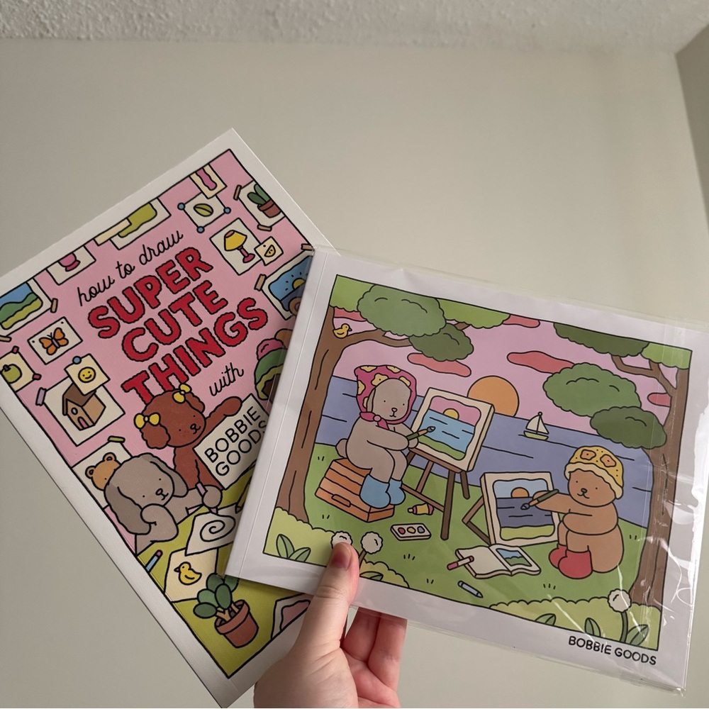 Bobbie Goods Colouring Book and Art Book